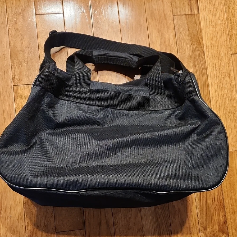 Adidas Black and White Duffel Bag